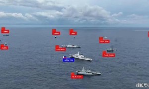 下死手了！菲律宾海警船在黄岩岛附近向中国海警船高速冲锋