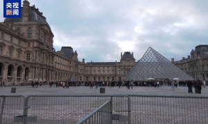 法国检察官:卢浮宫失窃物品价值约8800万欧元